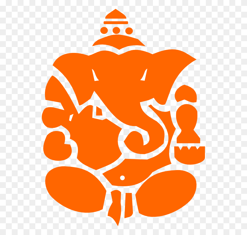 555x740 Clip Art Lord Ganesha Yoga Ganesh Facebook - Header Clipart