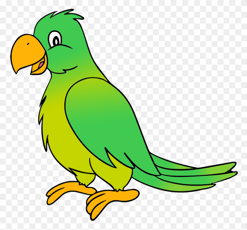 800x742 Clip Art Love Bird Parrot Symbol Symbolic Feelings - Lovebird Clipart