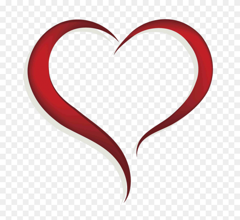 1024x937 Clip Art Love Heart - Corazon Clipart