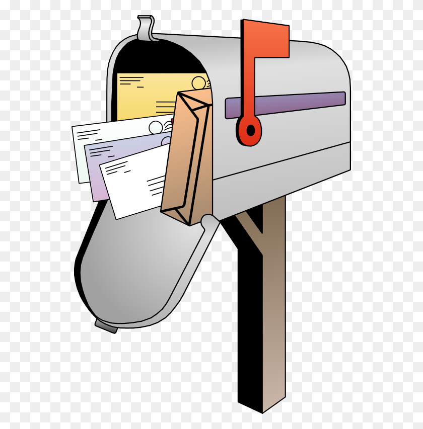 555x793 Clip Art Mail - Letter Clipart
