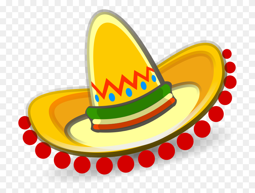 720x575 Clip Art Mexican Sombreros Graduation Party - Mexican Man Clipart