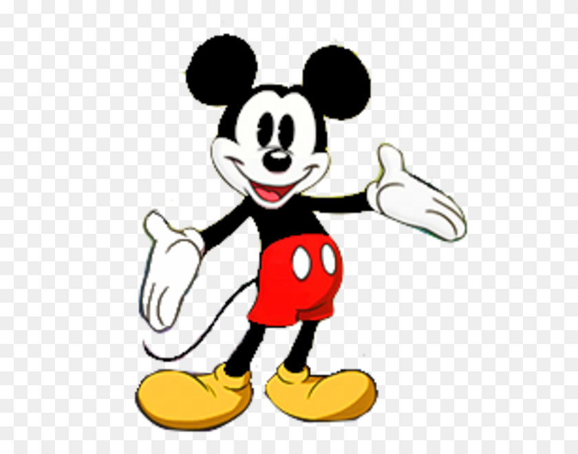 523x600 Clipart Mickey Mouse Clipart - Mickey Mouse Esquema Clipart