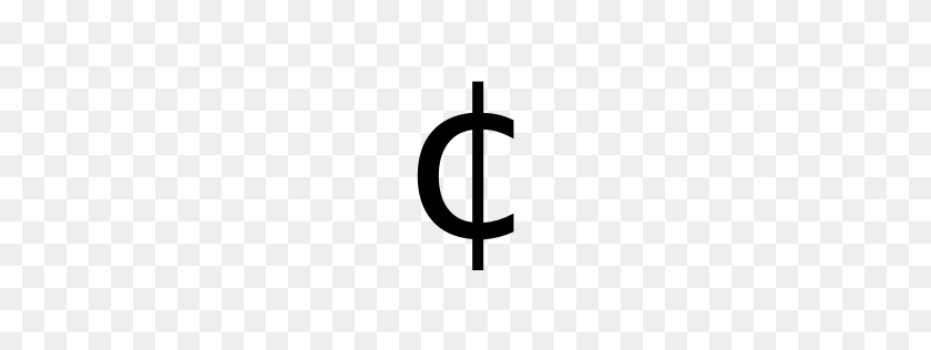 256x256 Clip Art Money Cent Sign - 50 Cent Clipart