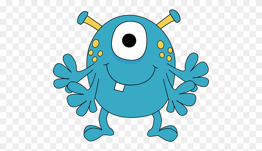 500x425 Clipart Monsters - Di Hola Clipart