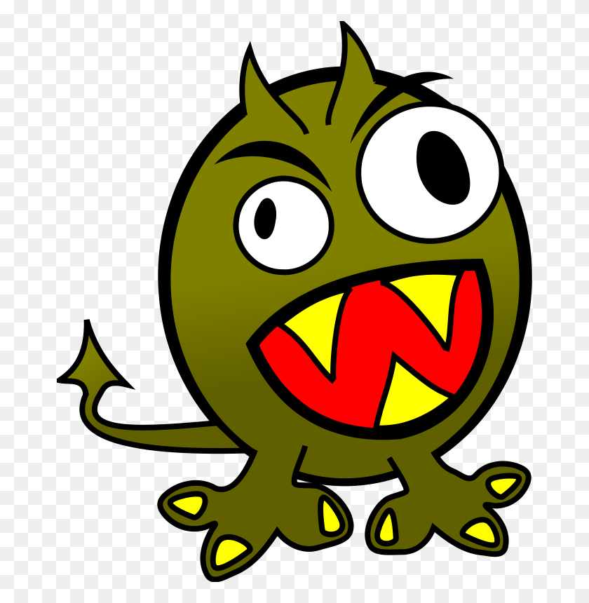 678x800 Clipart Monsters - Angry Mom Clipart