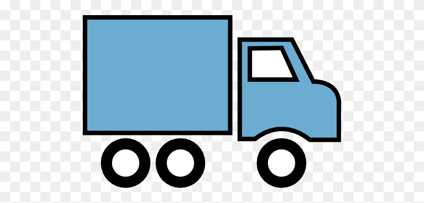 512x342 Clip Art Moving Truck - Moving Truck Clipart