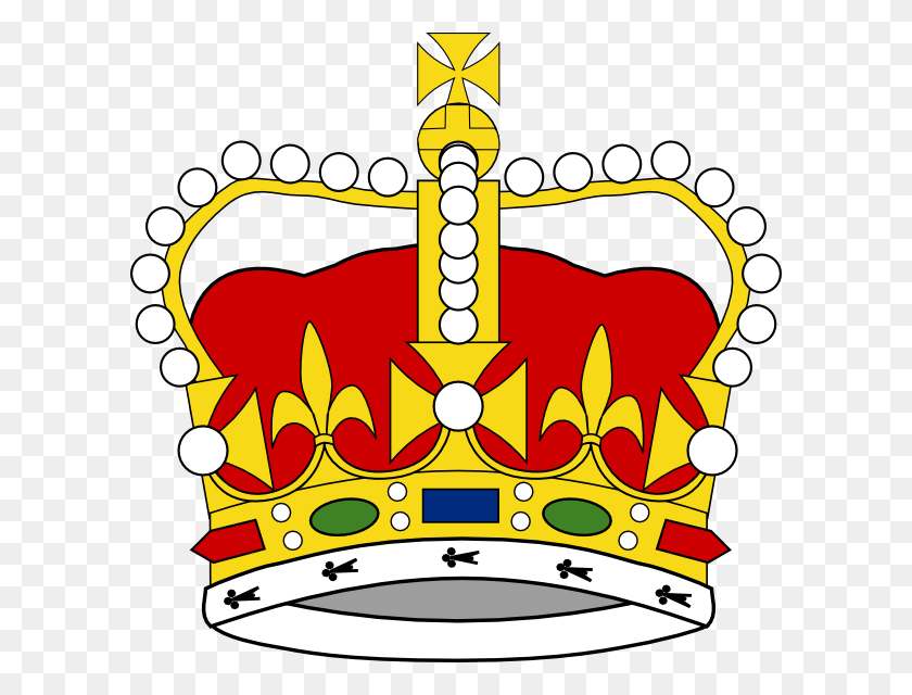600x580 Clip Art Of A King's Crown - King Crown Clipart