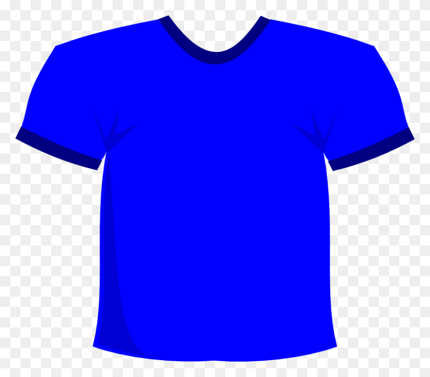 800x695 Clip Art Of Blank T Shirt - Blank T Shirt Clipart