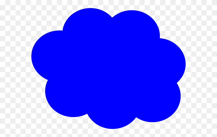 600x472 Clip Art Of Blue Clouds Cloud At Clker Com Vector Online Royalty - Ion Clipart