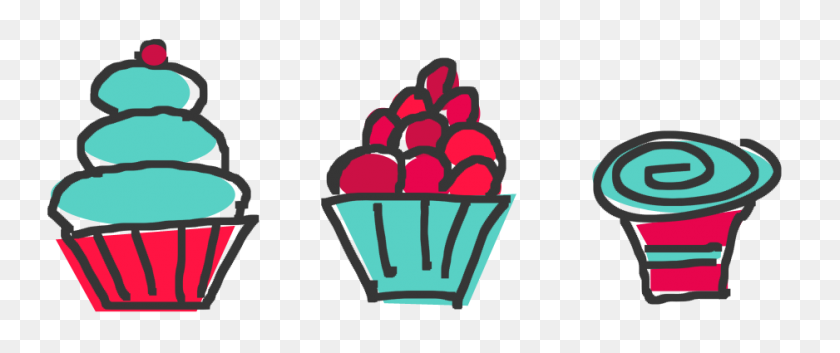 938x353 Clip Art Of Cupcakes - Cupcake With Candle Clipart