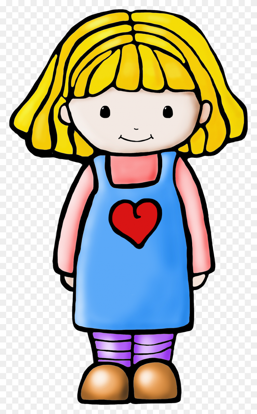 964x1600 Clip Art Of Girl Image - Girl PNG Clipart