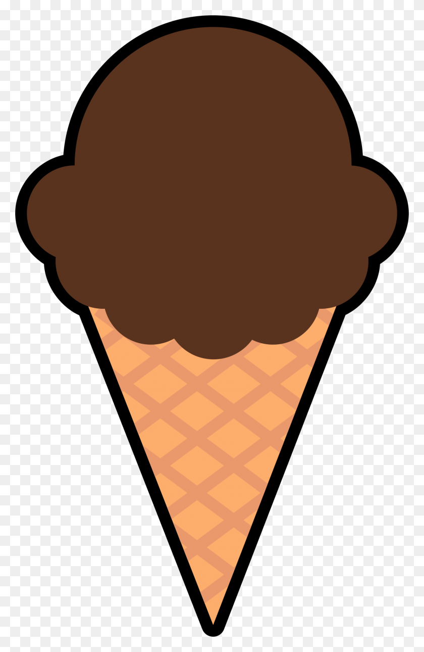 1468x2316 Clip Art Of Ice Ceram Cone Cream Clipart - Ice Cream Scoop Clipart