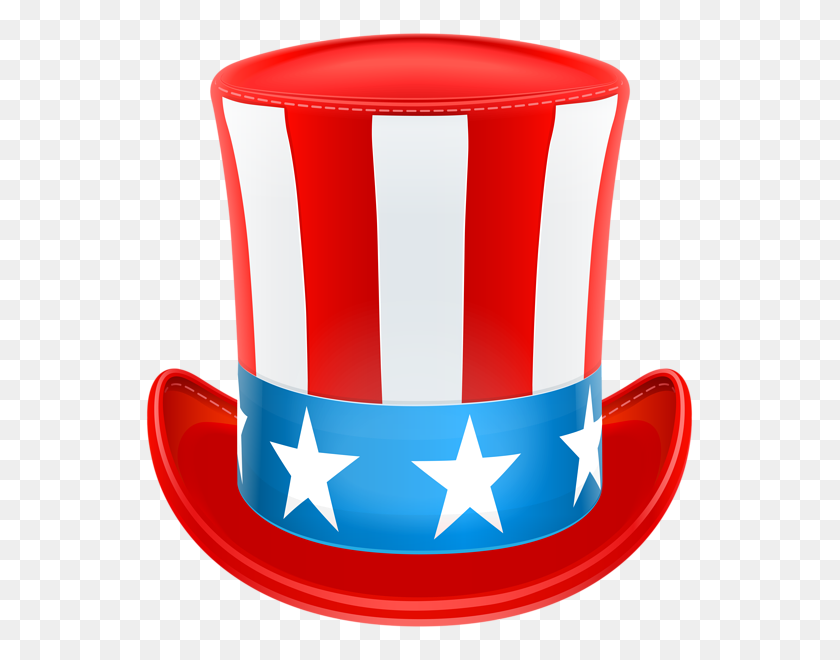 551x600 Clip Art Of July Hat Image Information - 4th Of July Clipart