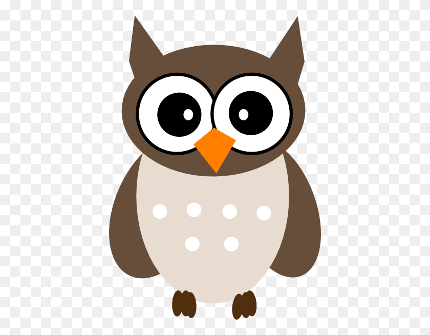 414x594 Clip Art Of Owl Free Cartoon Owl Clipart - Valentine Owl Clipart