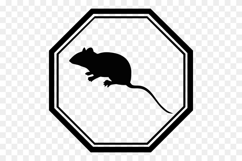 500x500 Clip Art Of Rat - Rat Clipart