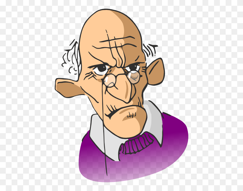 462x600 Clipart Old Man Cartoon Clipart At Clker - Old Man Clipart