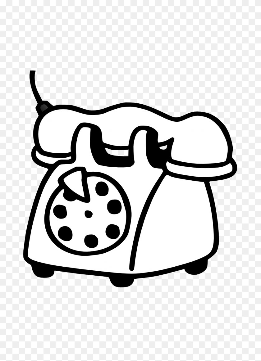 999x1413 Clip Art Old Telephone Clip Art - Old Phone Clipart