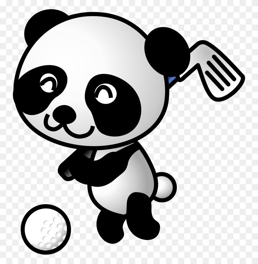 756x800 Clip Art Panda - Cute Skunk Clipart