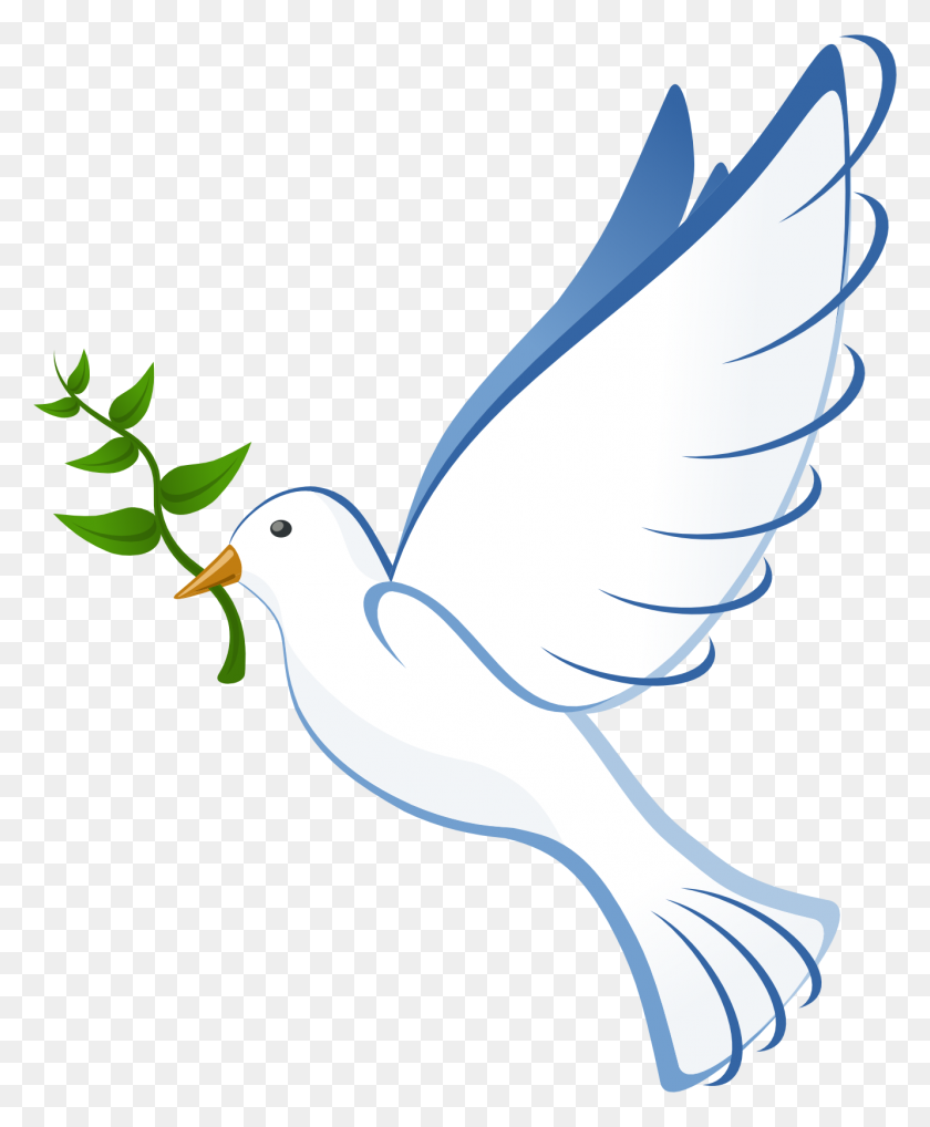 1331x1636 Clipart Paloma De La Paz Papel De Pared Fav - Clipart Dove Of Peace Gratis