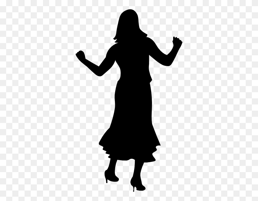 348x594 Clip Art People Dancing Clipart Image - People Clipart