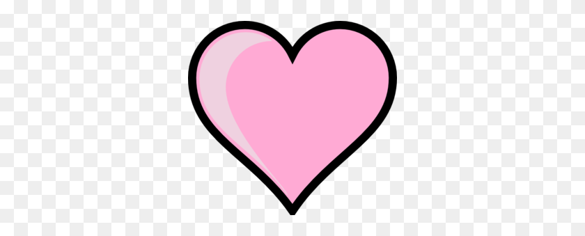 300x279 Clip Art Pink Heart - Fancy Heart Clipart