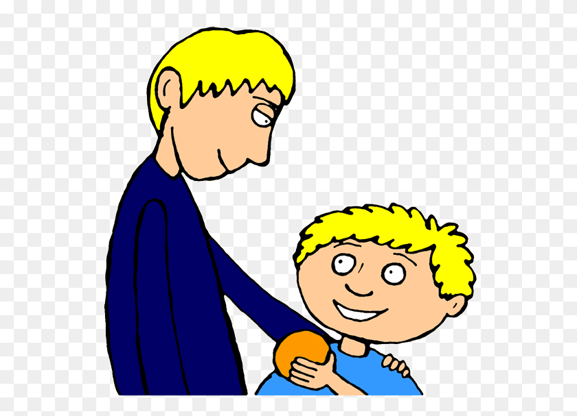 550x547 Clip Art Playing With Siblings Clipart - Little Sister Clipart