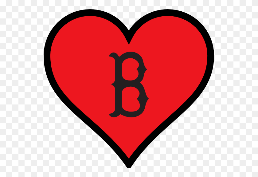 555x516 Clip Art Pray For Boston Heart Clipartist - Boston Red Sox Clip Art
