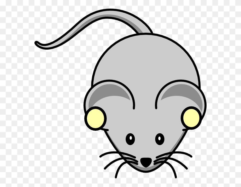 600x592 Clip Art Rat - Funny Clipart Black And White