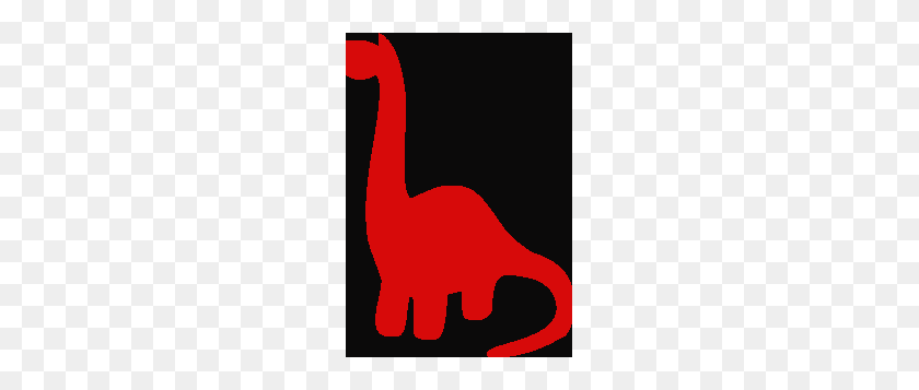 207x297 Clip Art Red Dinosaur Silhouette Clip Art Rfthei - Dinosaur Silhouette Clipart
