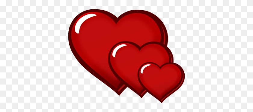 388x311 Картинки Красное Сердце - Фантазии Сердца Клипарт