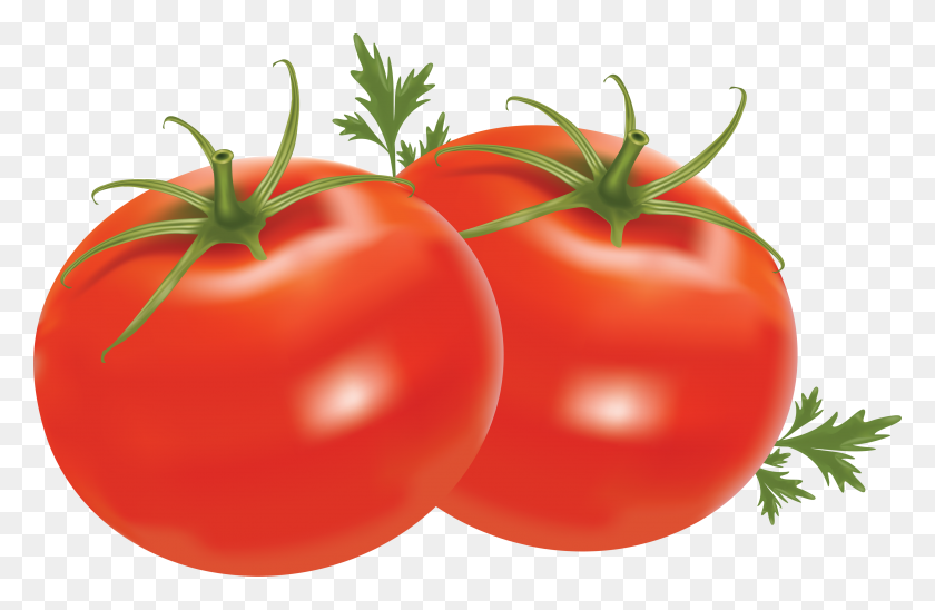 3552x2224 Clip Art Red Tomato, Vegetables And Red - Vegetable Soup Clipart