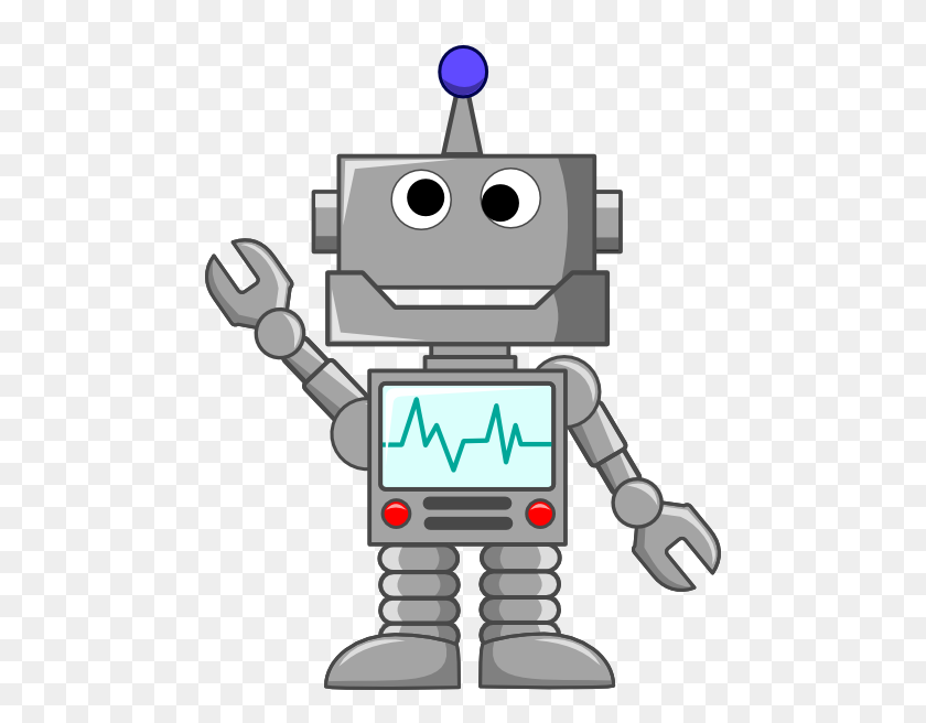 468x596 Картинки Робот - Технологический Класс Клипарт
