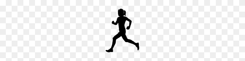 115x150 Clip Art Runner - Female Runner Clipart