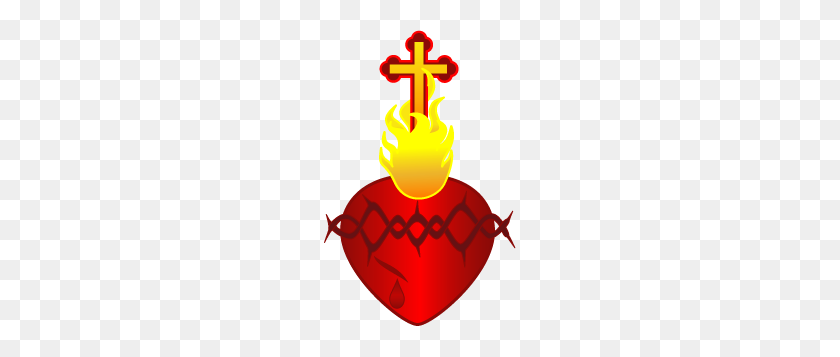 192x297 Clip Art Sacred Heart - Free Clipart Of Jesus