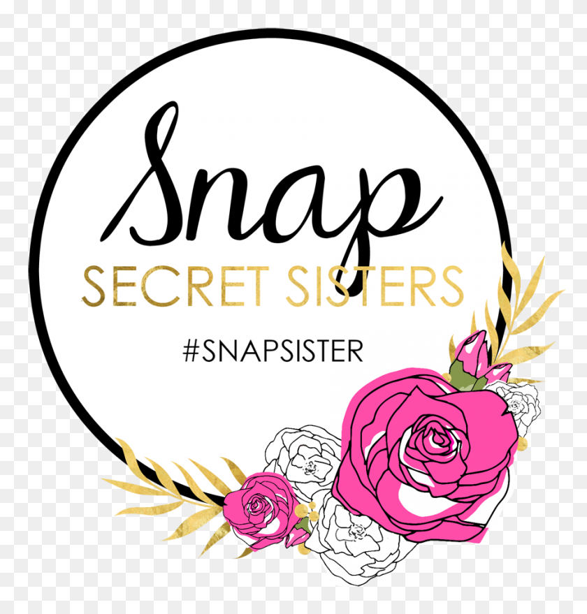 900x945 Clip Art Snap Secret Sister Program - Sister Clip Art