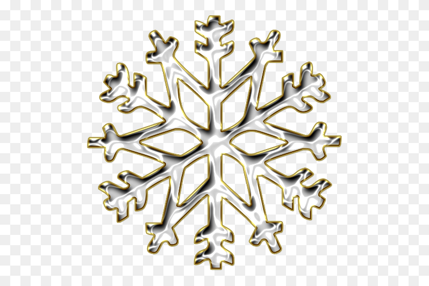 500x500 Clip Art Snowflakes Clipart Image Information - Frozen Snowflakes Clipart