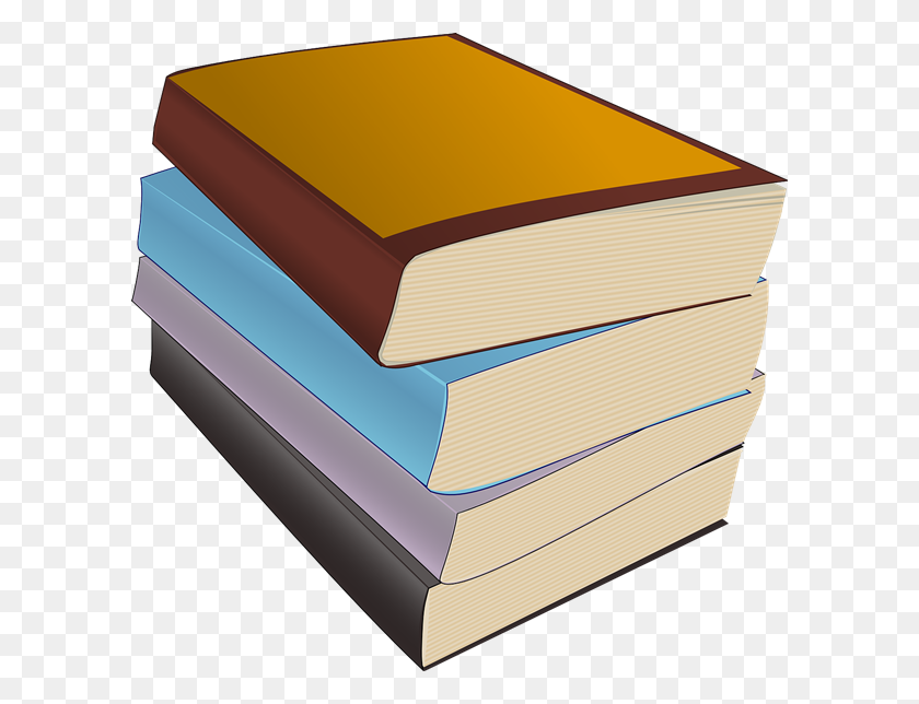 600x584 Clip Art Stack Of Books Clip Art The Cliparts - Pile Of Books Clipart