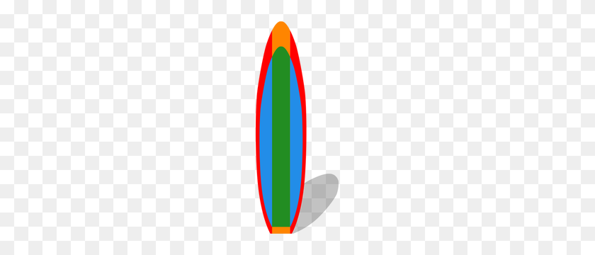117x300 Clip Art Surfer Dude - Surfboard Clipart