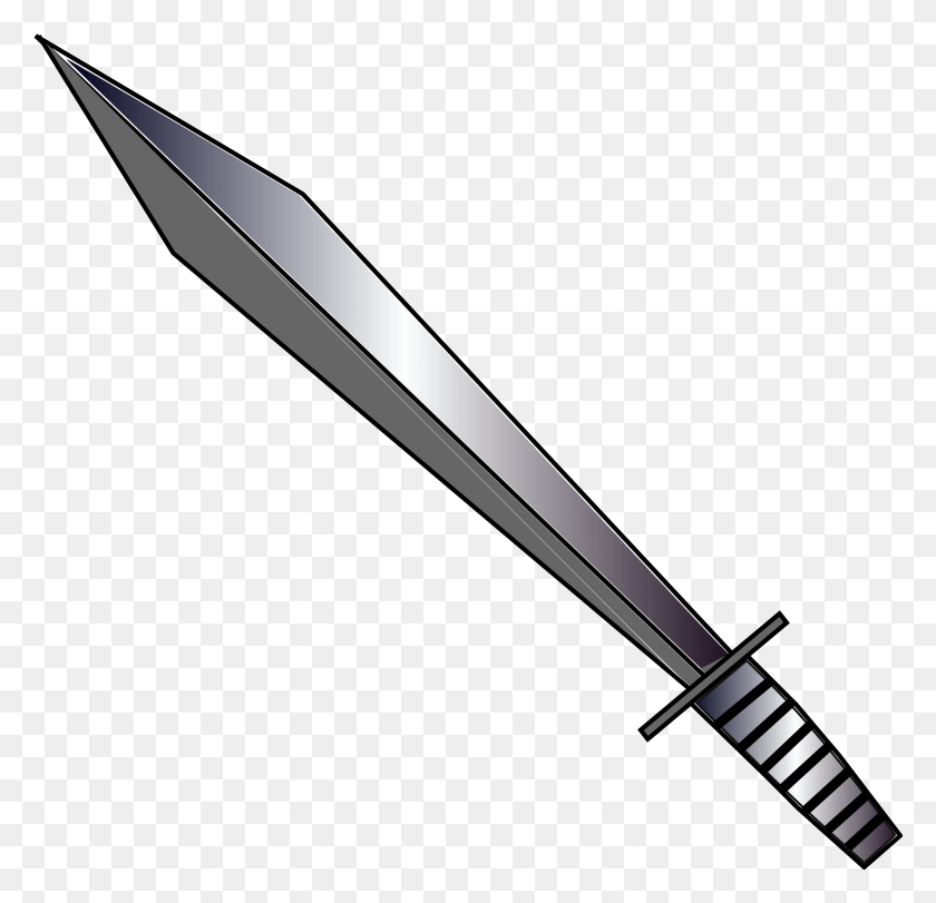 2400x2313 Clip Art Sword - Cold Clipart