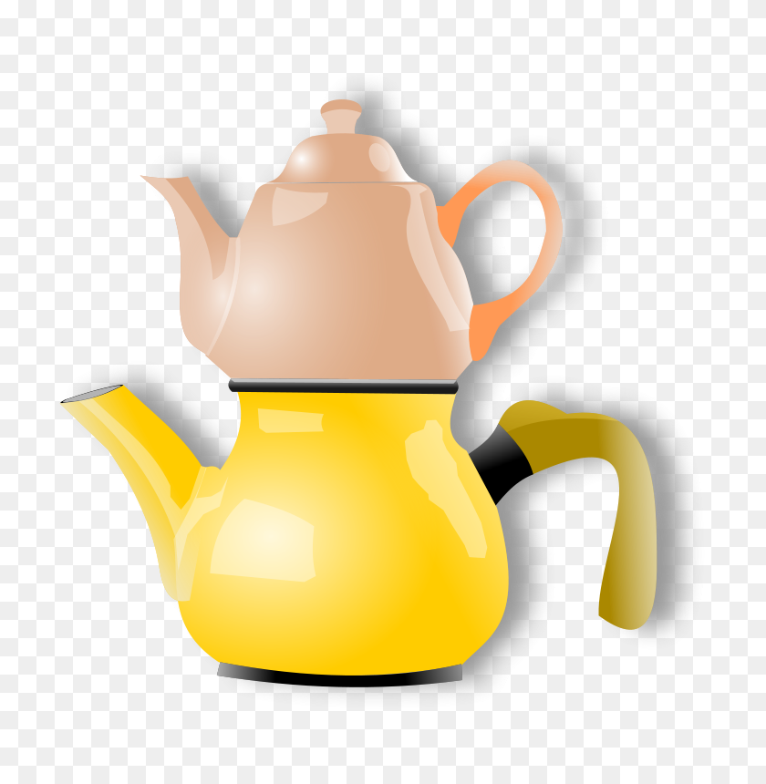 744x800 Clip Art Tea - Tea Time Clipart