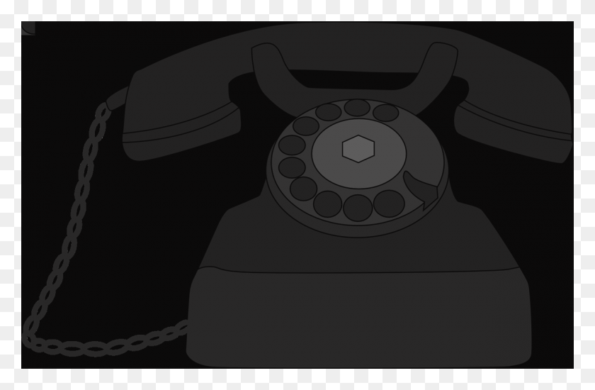 1200x755 Clip Art Telephone - Telephone Clipart Black And White