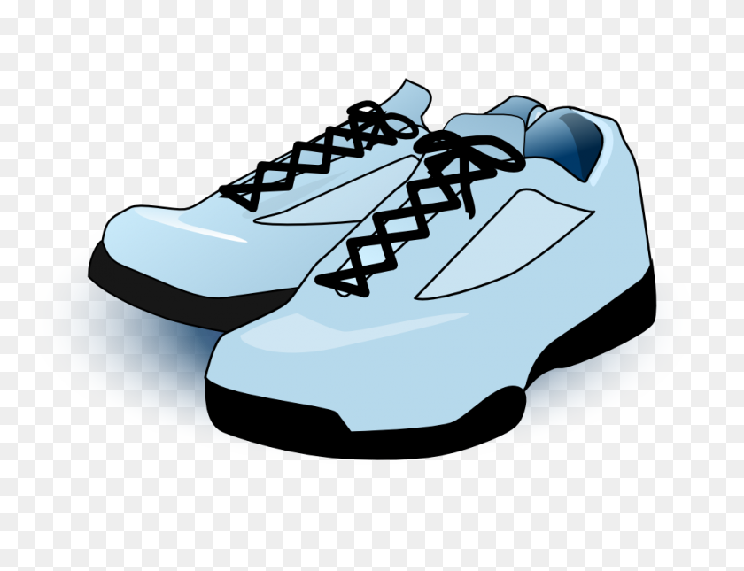 1000x750 Clip Art Tennis Shoes - Cleats Clipart