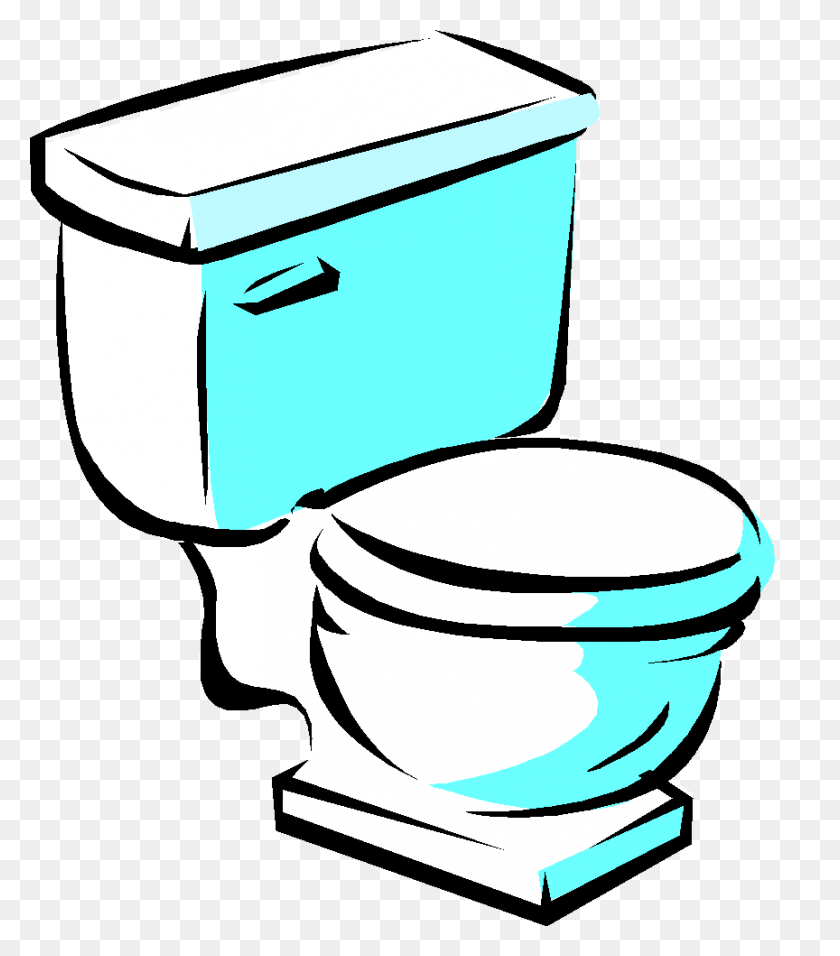 864x993 Clip Art Toilet - Special Needs Clipart