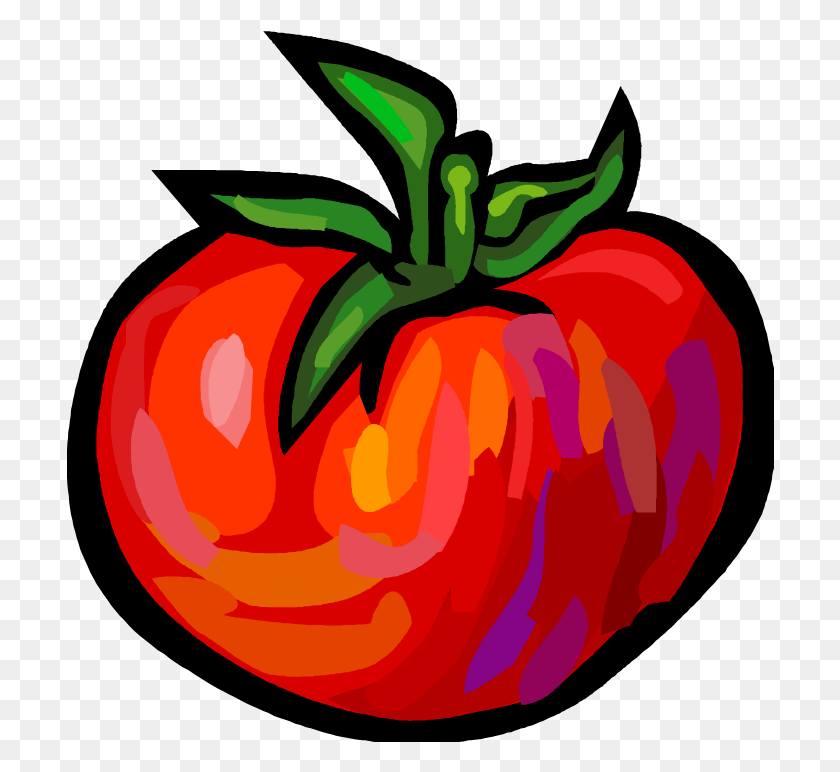 708x712 Clip Art Tomato - Tomato Plant Clipart