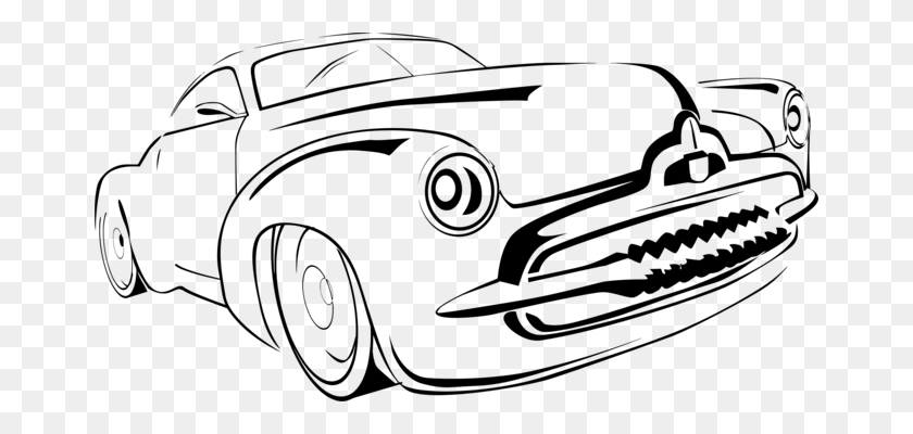 666x340 Clip Art Transportation Car Drawing Download - Car Side View Clipart