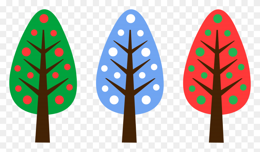 6887x3814 Clip Art Trees Free - Palm Tree With Christmas Lights Clipart