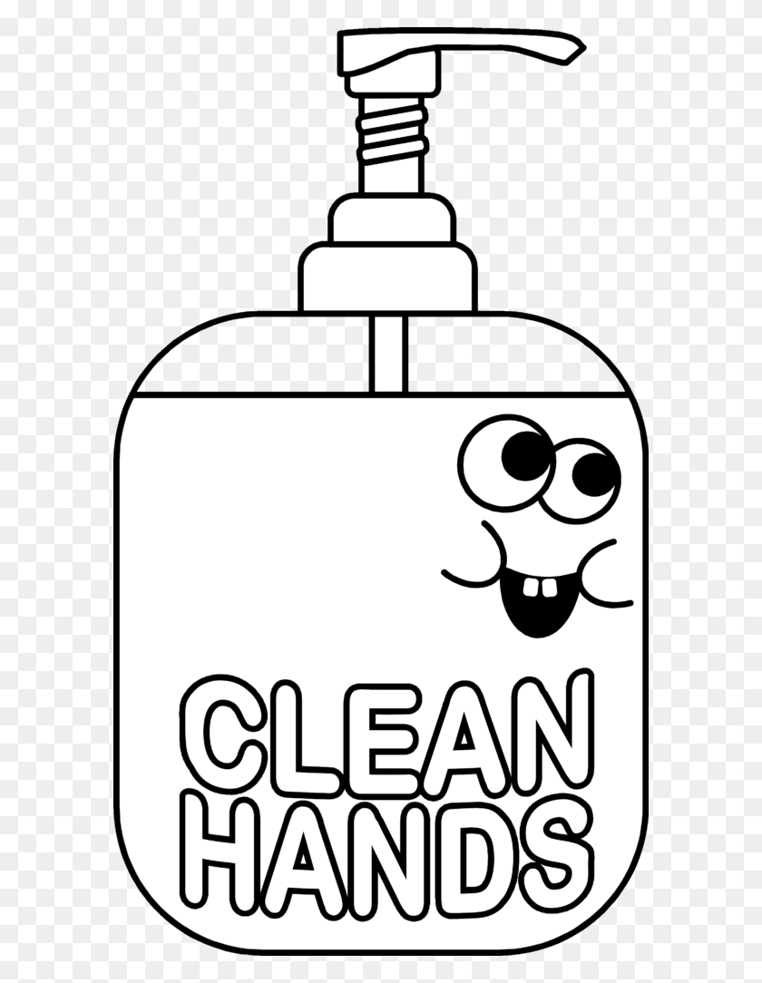 590x1024 Clip Art Washing Body Winging - Towel Clipart Black And White