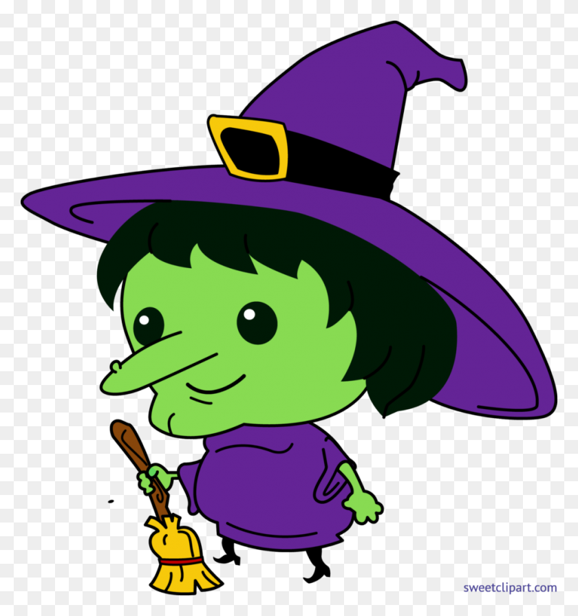 955x1024 Clip Art Witch - Wicked Clipart