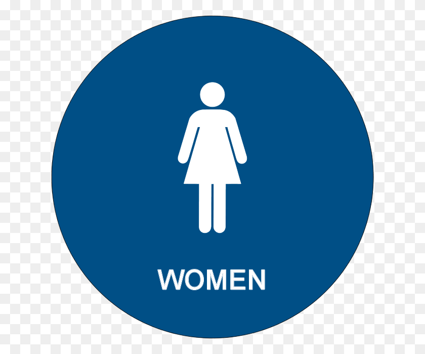 640x639 Clip Art Women's Bathroom Clipart - Restroom Sign Clipart