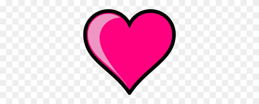 300x279 Clip Arthearts Pink Heart Clip Art - Yarn Clipart